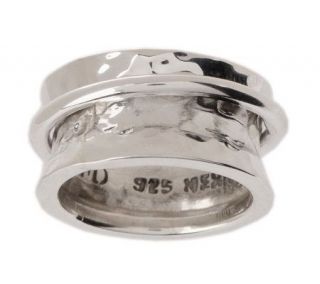 Dominique Dinouart Artisan Crafted Sterling Spinner Ring —