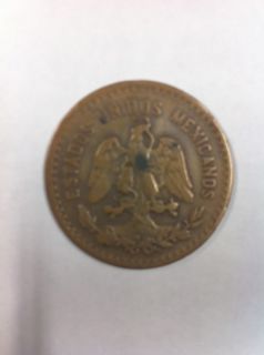 1921 Estados Unidos Mexicanos M Coin Cinco
