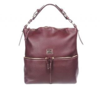 Dooney & Bourke Dillen Leather Medium Zipper Pocket Sac Hobo Bag 