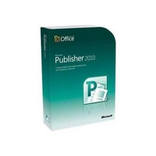 microsoft publisher 2010 complete package this is a brand new