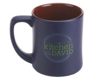 Set of 4 In the Kitchen with David Ceramic Mugs —