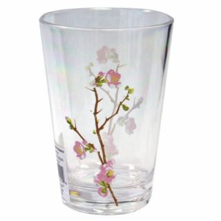 New Corelle Coordinates Cherry Blossom 8 Ounce Acrylic Glass Set of 6