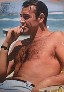 German Clip Sean Connery SHIRTLESS Actor Stud Hunk James Bond