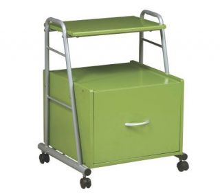 Kool Kolors Collection File Cabinet by Office Star  Lime Green