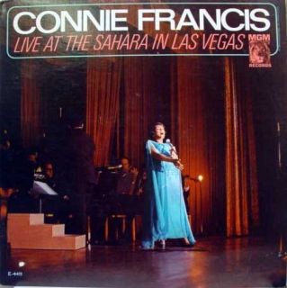 Connie Francis Live at Sahara Las Vegas LP E 4411