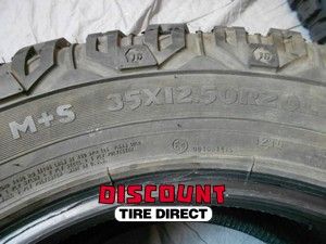 Used 35 1250 20 Cooper Discoverer STT TEK3 Tires 1250R R20