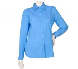 Multiplicity Long Sleeve Button Front Woven Shirt —
