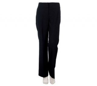 Kelly by Clinton Kelly Fly Front Straight Leg Pants —