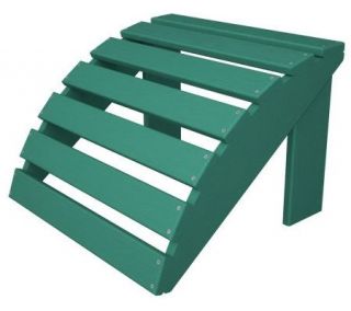 Poly Wood Outdoor Plastic Lumber Ottoman —
