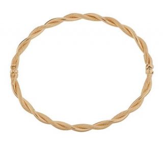 EternaGold 7 Tightly Twisted Bangle Bracelet 14K Gold, 4.0g