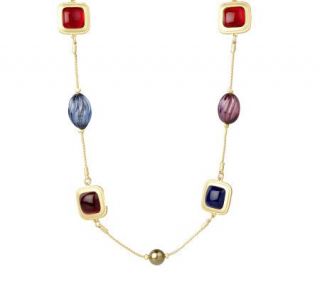 Linea by Louis DellOlio Simulated Gemstone 48 Necklace —