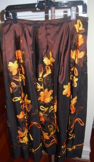 Collette Dinnigan Flower Print Skirt Size Medium