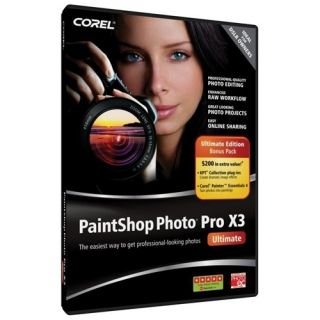 Corel Paintshop Photo Pro x3 Ultimate Edition Factory SEALED Retail