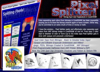 CorelDRAW Users Spot Color Separations from Bitmaps
