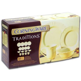 Corningware 16 pc Traditions Dinnerware Set Yellow by Corelle