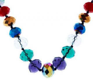 Joan Rivers Spectrum of Color 34 Necklace w/ 3 Extender —