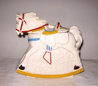 COOKIE JAR MCCOY HOBBY OR CARROUSEL HORSE VERY NICE CONDITION GREAT