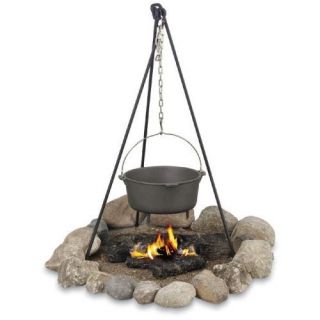 Campfire Tripod Cooking Camping Dutch Ovens Cast Iron Fire Pit Pot