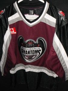  USED VTG #66 PHANTOMS JERSEY SWEATER CANADA COOKSVILLE SEWN YOUTH XL