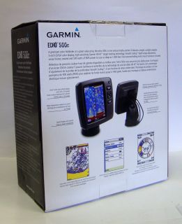 NEW OPEN BOX Garmin ECHO 500C Fish Finder   Dual Beam Reads Up To 1900