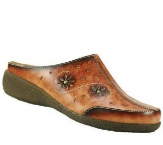 Spring Step Annatto Leather Sandals —