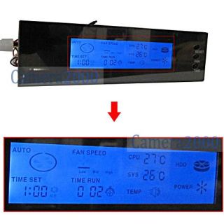 25 Panel Bay Time Temp Display Fan Speed Controller