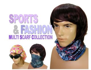 Multi Use Scarf Mask Headwear Neck Bandana UV Cool Cap