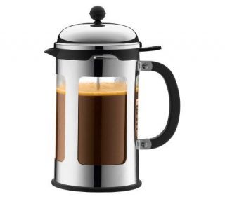 Bodum Chambord 12 cup/51 oz French Press Coffeemaker   SS —