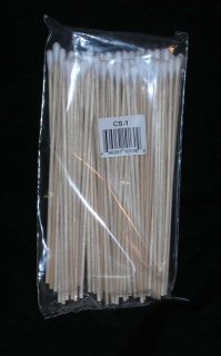  soft lint free cotton swab.6 wood stem for hard to get at places
