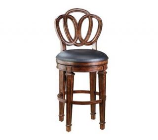 Hillsdale Furniture Dover Bar Stool with Leather Seat —