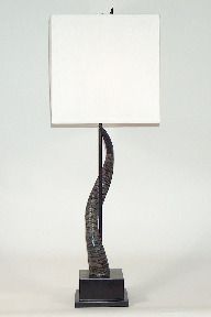  Barbara Cosgrove Tall Horn Table Lamp 36" High