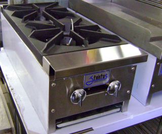 12 Gas Stove Range Cook Top 2 Burner Hot Plate NSF New by Stratus SHP