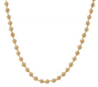 Joan Rivers Classic Textured Bead 44 Necklace —