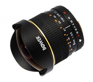Bower 8mm F3.5 Ultra Wide Fisheye Lens for Canon EOS —