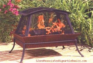 360 View Cast Iron Outdoor Fireplace Patio Fire Pit