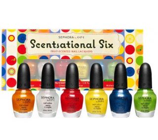 Sephora by OPI Scentsational Six Fruit Scented Nail Lacquers