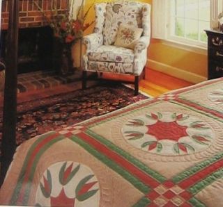 Cottage Tulips Best Loved Quilt Pattern w/ Flexible Templates