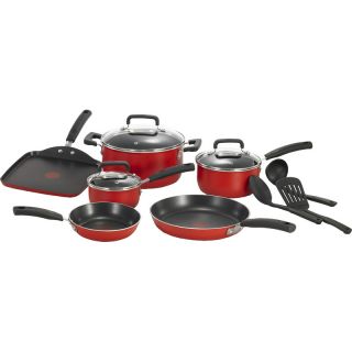 12 piece red cookware set brand new limited lifetime warranty