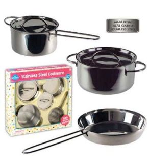 Childrens Stainless Steel Cookware Set 5 PC Gift Set