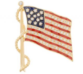 Jacqueline Kennedy Reproduction American Flag Pin —
