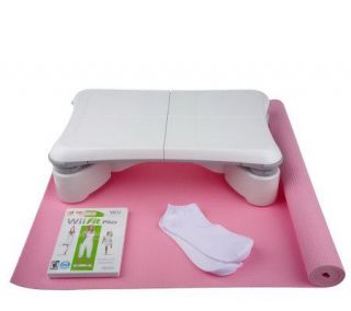 Nintendo Wii Fit Plus 5 Piece Bundle with Yoga Mat and More.