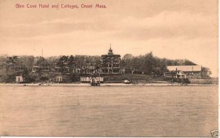 Glen Cove Hotel Cottages Early Onset MA Postcards