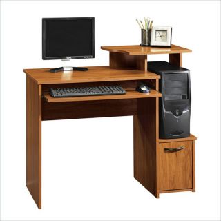 Sauder Office Beginnings Wood Pecan Computer Desk
