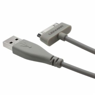 USB Universal Charge / Sync Cable for Apple Devices 6 Feet Gray