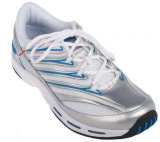 SpringBoost Leather Lace Up Fitness Shoe with Dorsi Flex Technology 
