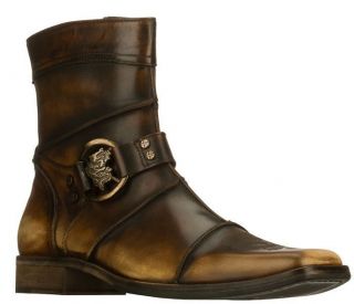 Mark Nason Mens Shoes Braybrook Brown Leather Boots Many Sizes
