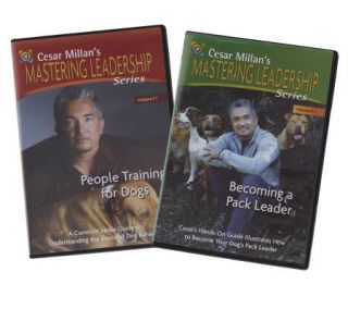 Cesar Millans Mastering Leadership Dog Training 2 DVD Set —