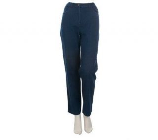Bob Mackies Four Pocket Jeans with Side Elastic —