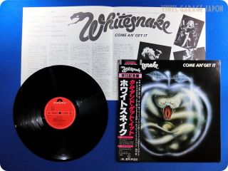  Wax Come An Get It 1981 Japan Press Cozy Powell OBI LP W583
