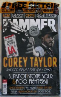 Metal Hammer CD March 2012 Corey Taylor Posters Stickers Slipknot Amon